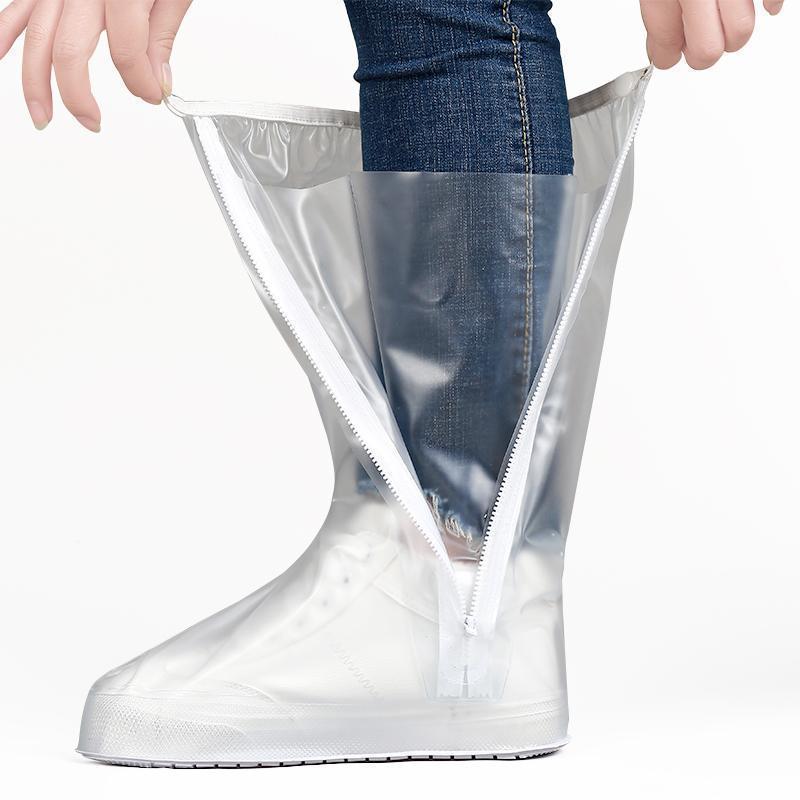 乳胶鞋套防雨男女旅行防水防滑加厚耐磨雨天雪天雨靴雨裤搭配雨衣