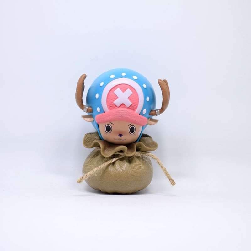 海贼王 潮牌 抱枕奶牛乔巴 布袋乔巴 q版公仔盒装手办摆件