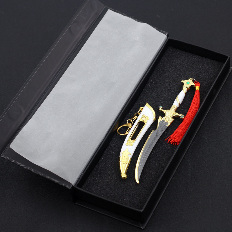 永劫-无间 游戏匕周边手办 鹰吻小刀模型 残霄金属首武器未开刃