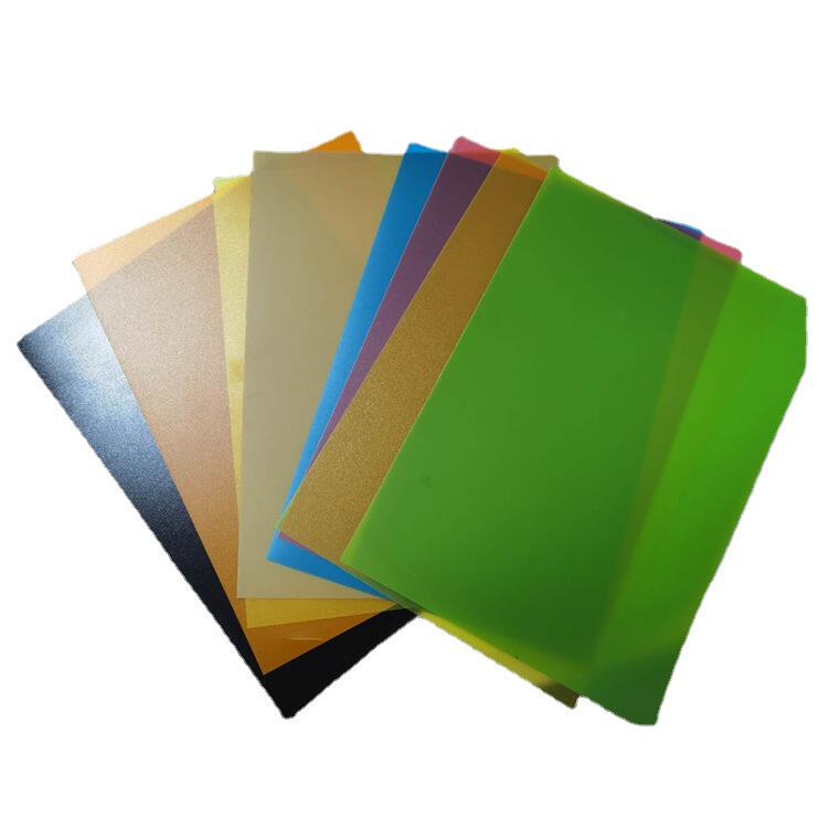 彩色透明pvc塑料片厂家 彩色磨砂pp塑料片磨砂pet硬片材pc