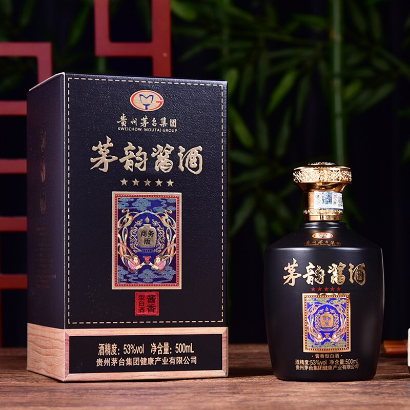贵州集团 茅韵酱酒商务版53度500ml*6瓶酱香型高度白酒整箱装