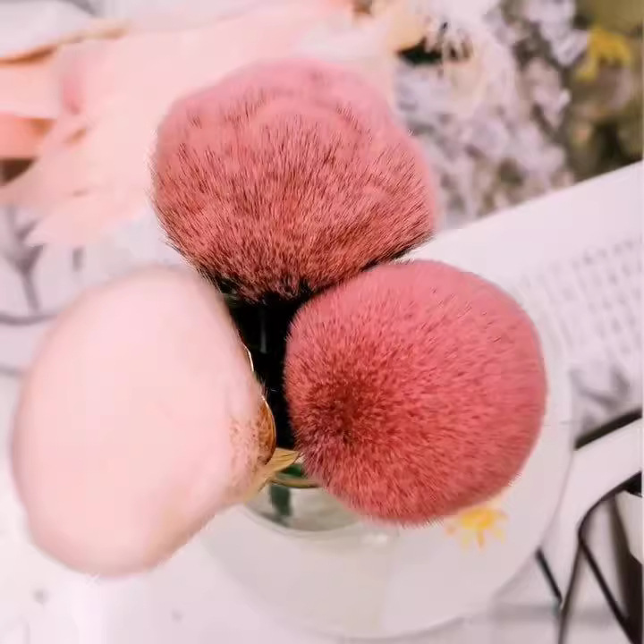 Cross-Border Rose Makeup Brush Powder Brush Beauty Tools New Makeup Brush Nail Brush Dust Brush Blush Brush