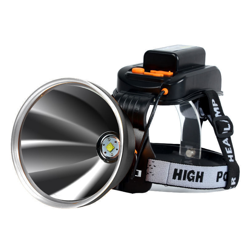 头戴式头灯可充电超亮霸王100小时野外强光远射夜钓矿工灯手电筒