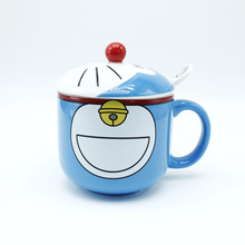 哆啦机器猫特价陶瓷水杯 创意可爱卡通高颜值礼品杯 ins马克杯