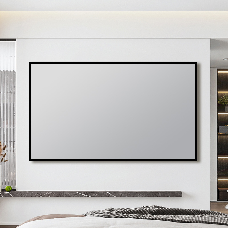 画框幕布高清抗光投影幕布92寸120寸150寸家用投影仪幕厂家批发