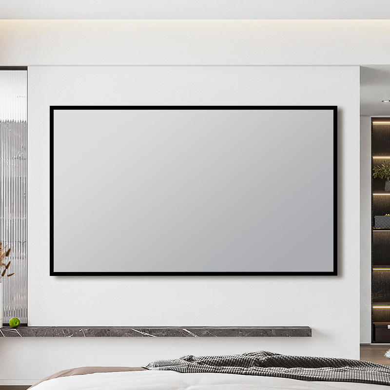 画框幕布高清抗光投影幕布92寸120寸150寸家用投影仪幕厂家批发