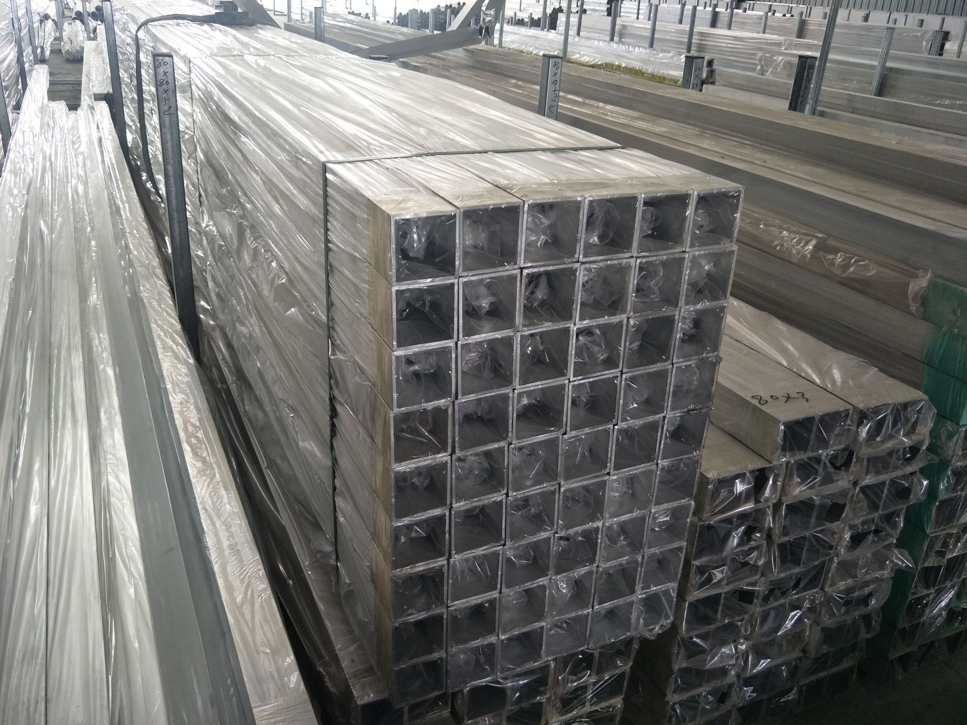 天津铝合金方管厂家现货6061t6铝方管规格大截面铝方通型材