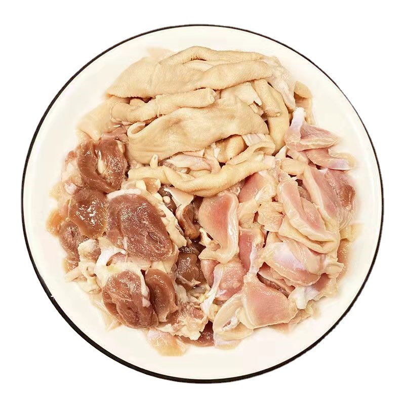 350克*5袋起批生鲜鸡杂家用半成品小炒快餐外卖食材鸡心鸡肠鸡胗