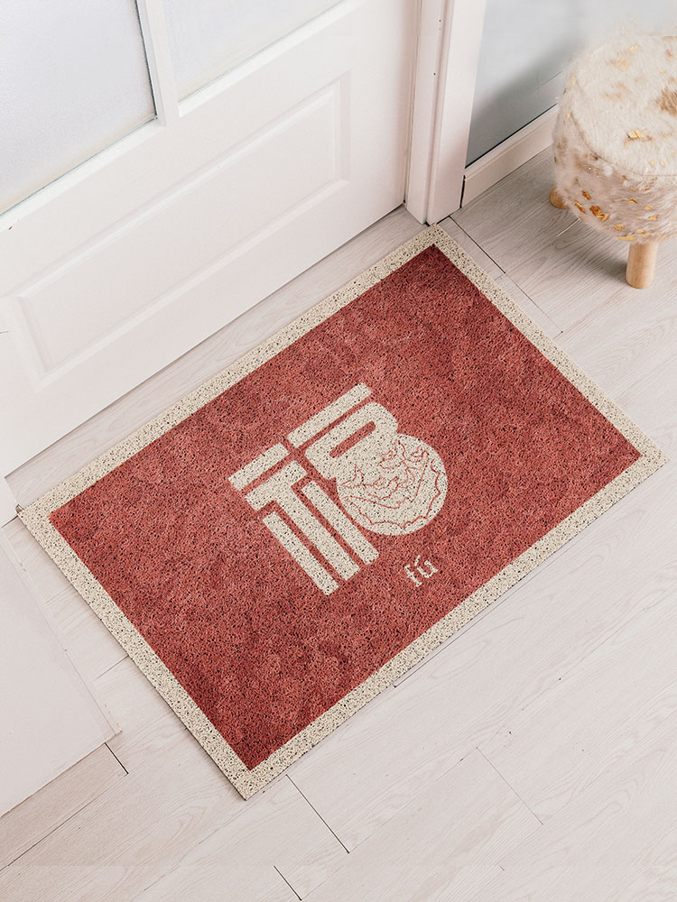 y25e红色福字进门地垫新年入户门垫2024新款家用脚垫