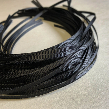 衣服吊牌绳子 服装吊绳 黑色罗纹织带吊绳 手绑绳 diy剪好绳子