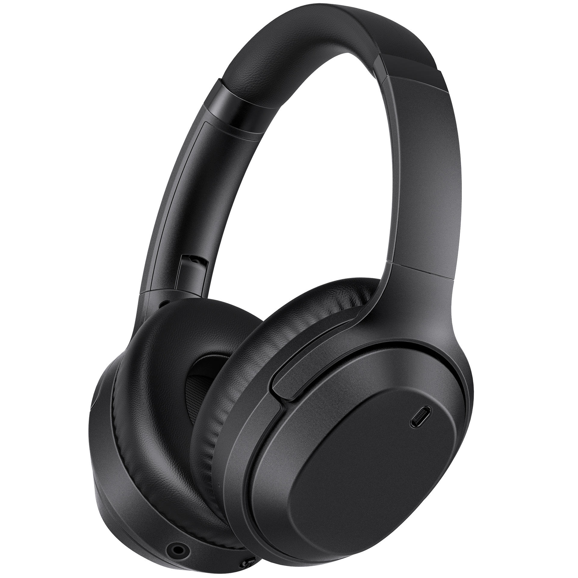 主动降噪耳机头戴式 大包耳立体声电脑游戏手机音乐anc智能耳机