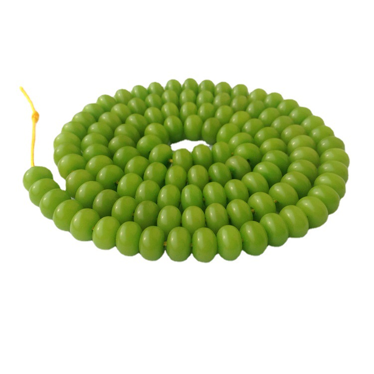 厂家批发绿菩提根108菩提子草木绿菩提根青玉菩提子手链手串