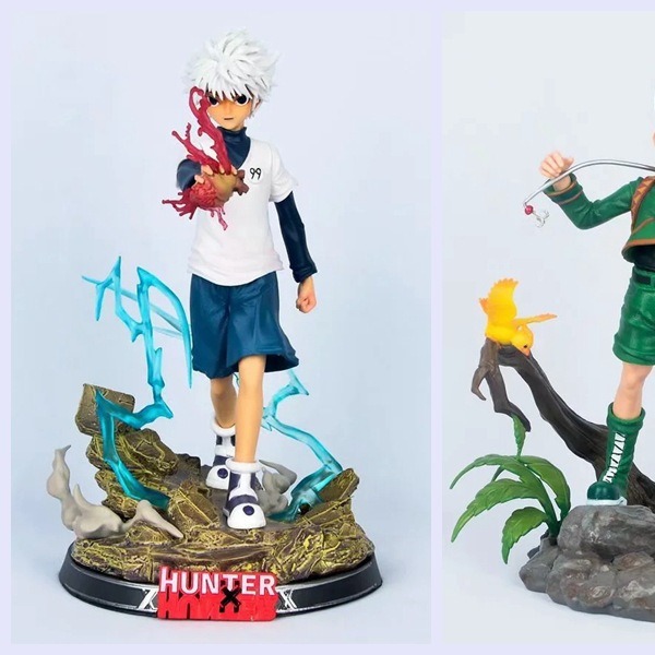 全职猎人 bm hunter 奇犽 小杰 gk雕像 模型盒装手办-阿里巴巴