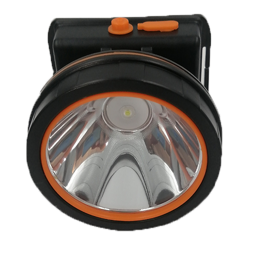 led头灯强光充电头戴式电筒户外钓鱼灯农用修车夜钓暖白光黄光灯