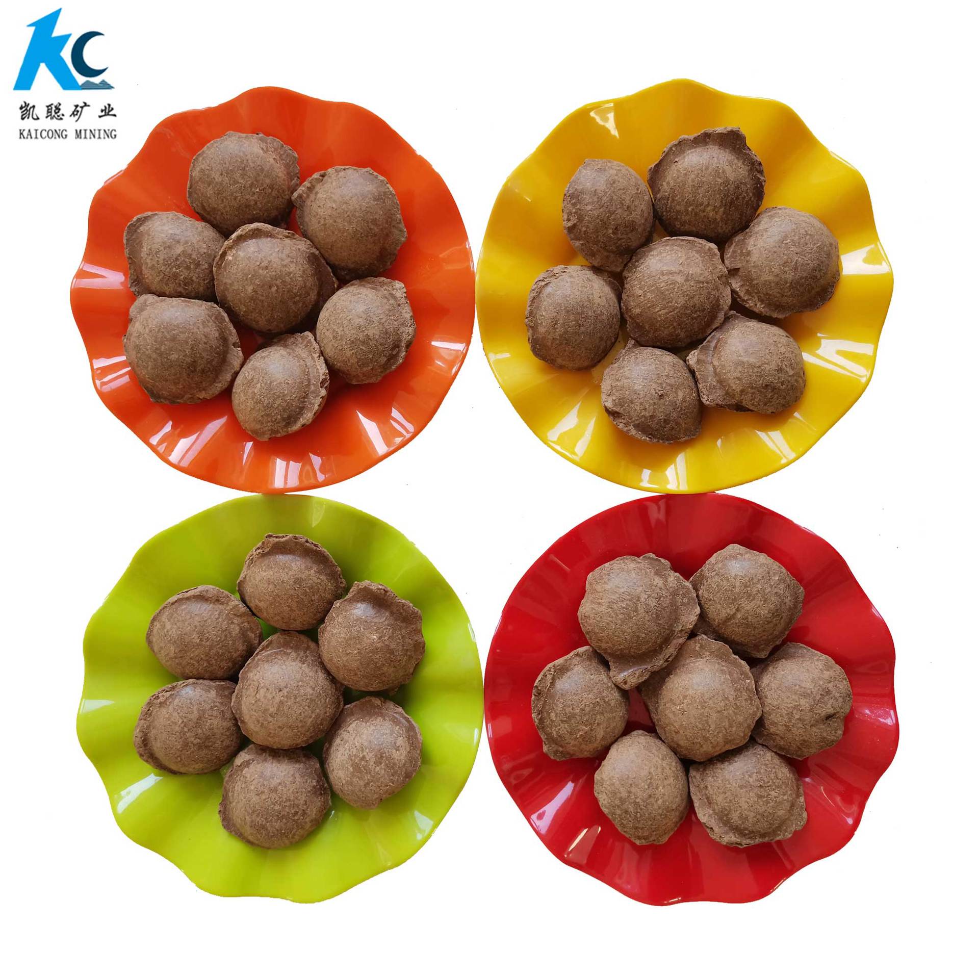 废井回填粘土球 封井堵漏打桩黏土球 钻孔封孔粘土球