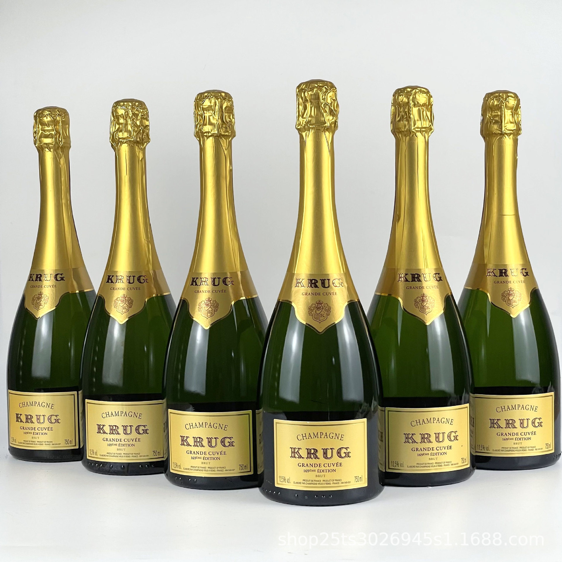 法国进口库克香槟 champagne krug 169版本年份女士聚会起泡酒