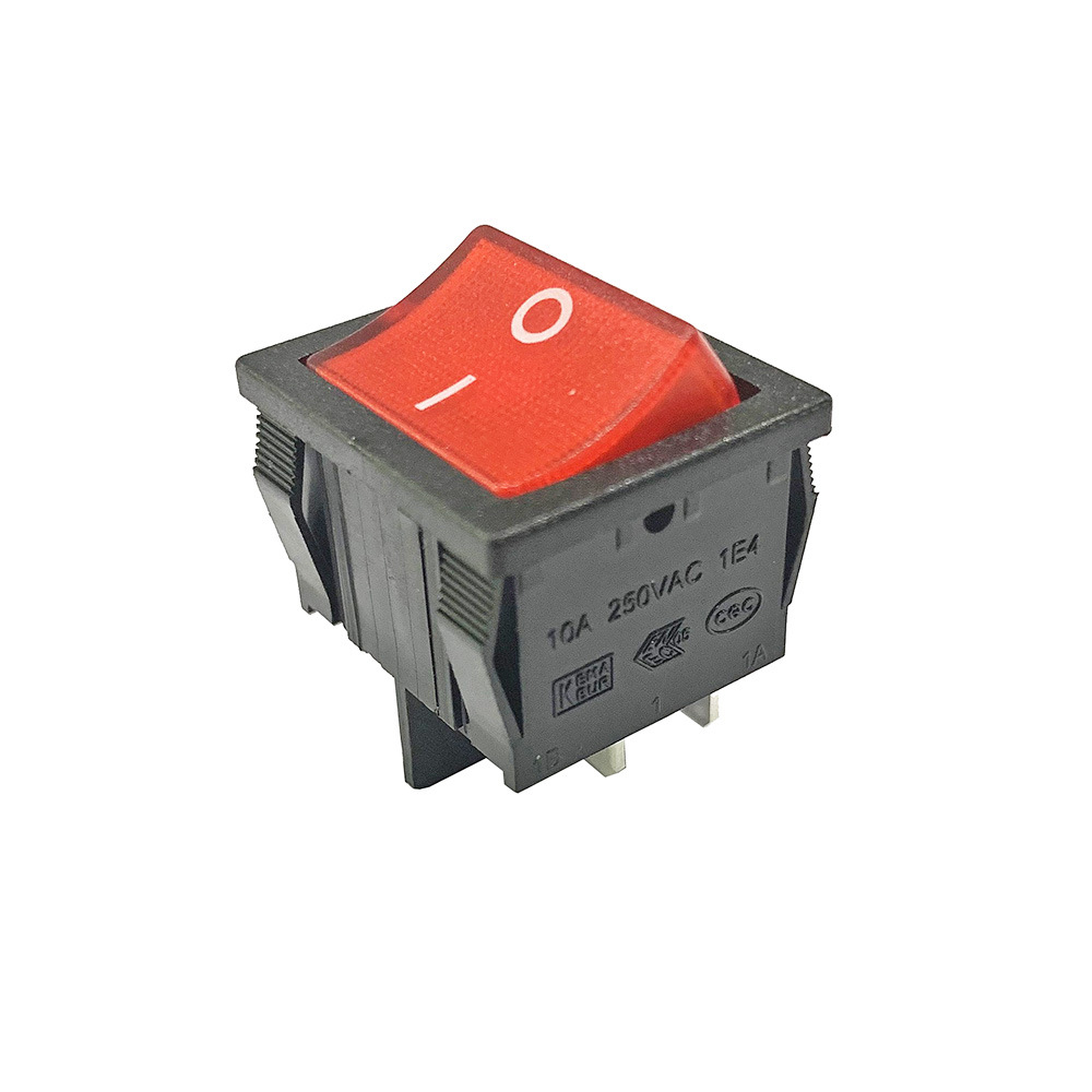 供应mr-4船型开关21*24 方形4脚2档可带灯翘板开关-阿里巴巴