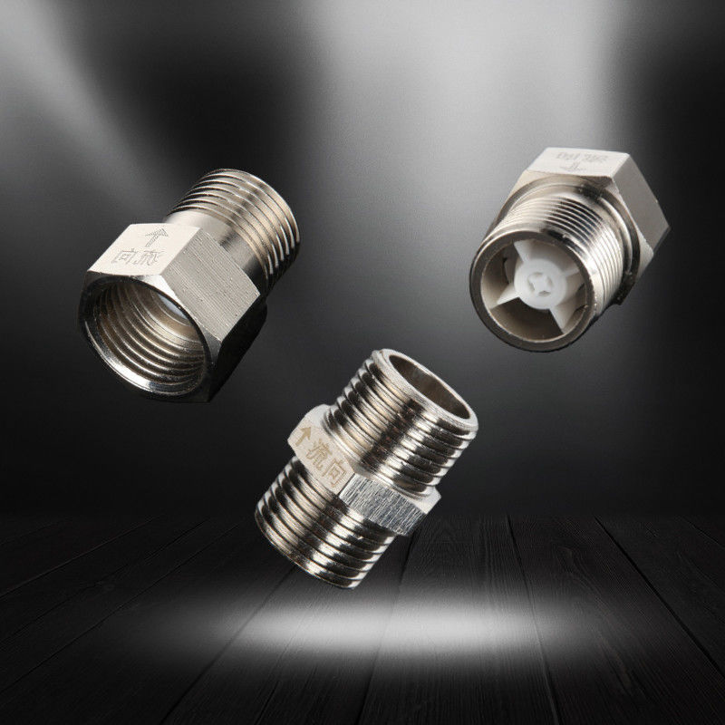 304不锈钢单向止回阀厕所马桶下水道防反水热水器止逆阀自动配件