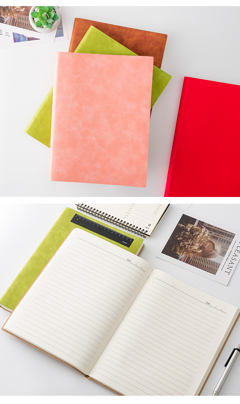 大本a4笔记本学习笔记康奈尔笔记本横线页空白网格笔记本定制logo