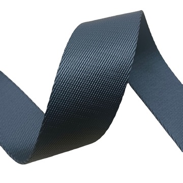 1.8毫米厚斜纹织带黑色仿尼龙3.8cm宽25mm仿尼龙斜纹黑色箱包肩带