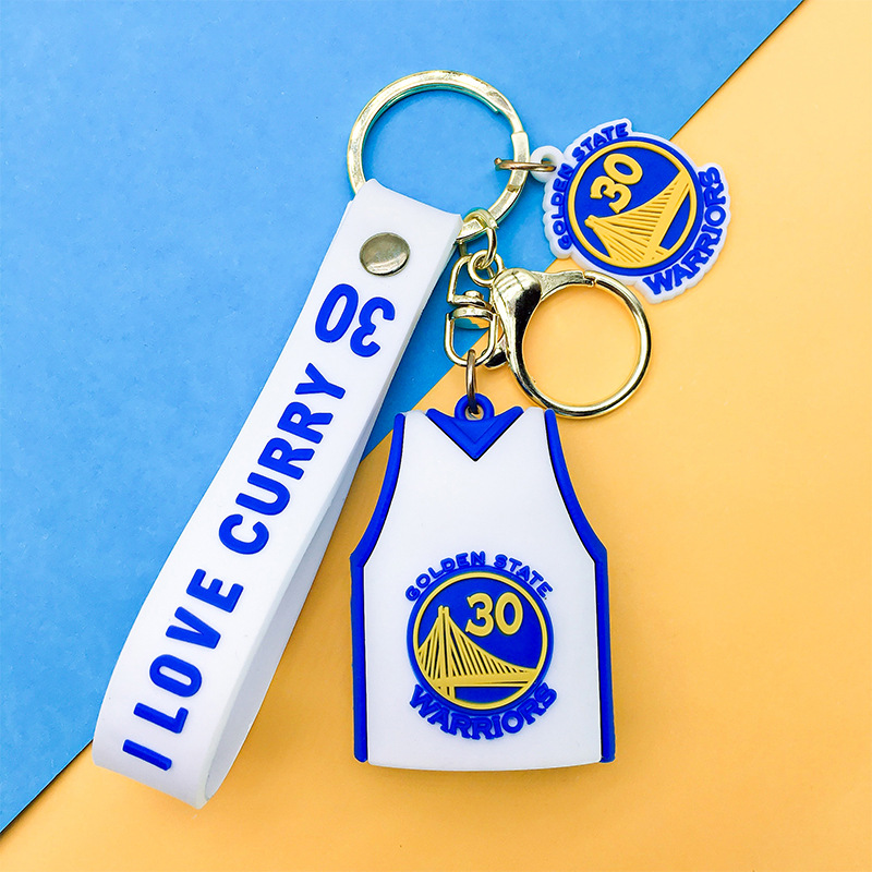 New Creative Men & Women Trendy Personalized Kobe Jersey Keychain Basketball Ornaments Bag Ornaments Small Gift Pendant