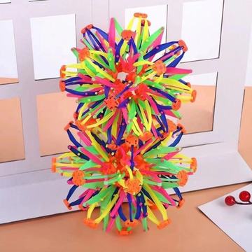 儿童魔术伸缩球玩具男孩变形球弹力球百变收缩球变大变小的球工厂