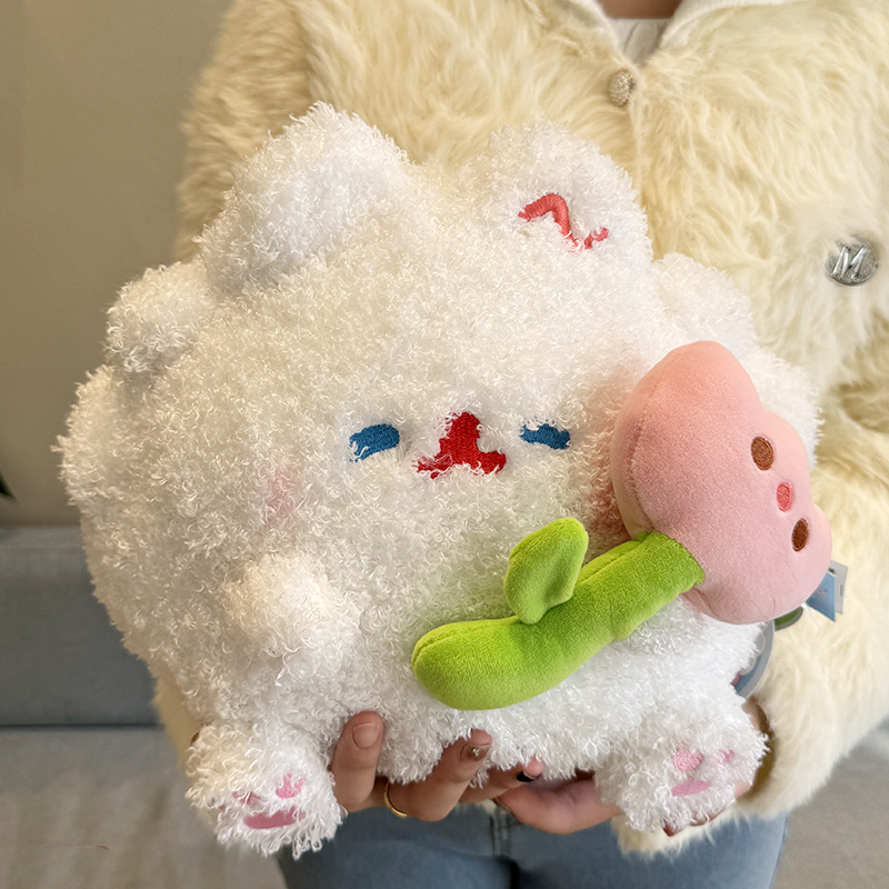 正版卷卷猫玩偶小红书鬼鬼鱼联名同款猫咪毛绒玩具公仔女生日礼物