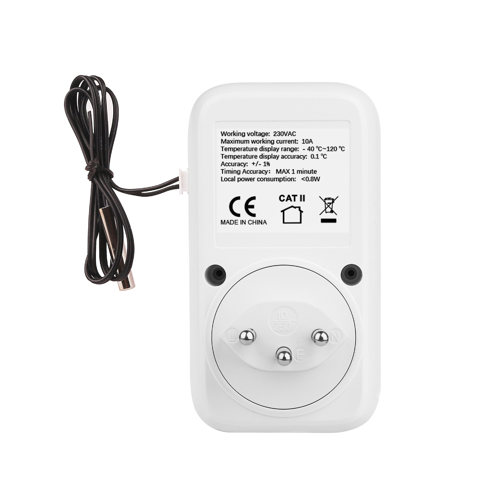 New Backlit Swiss Temperature Control Socket Countdown Thermal Switch Controller Fish Tank Pet Heating Thermostat