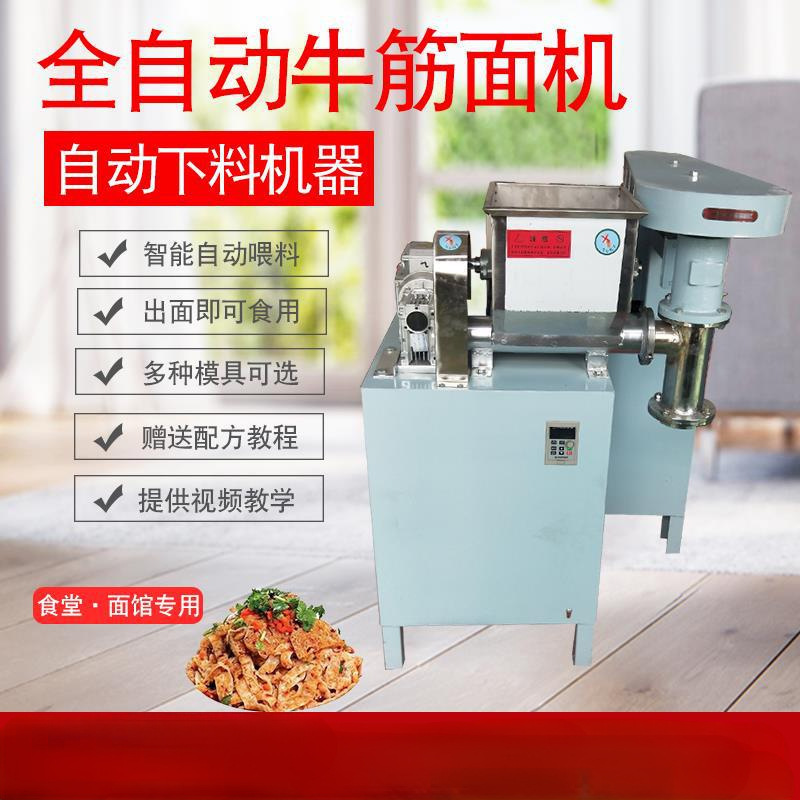 自动牛筋小型辣条机麻器进料全自动家用多功能面机商用喂料