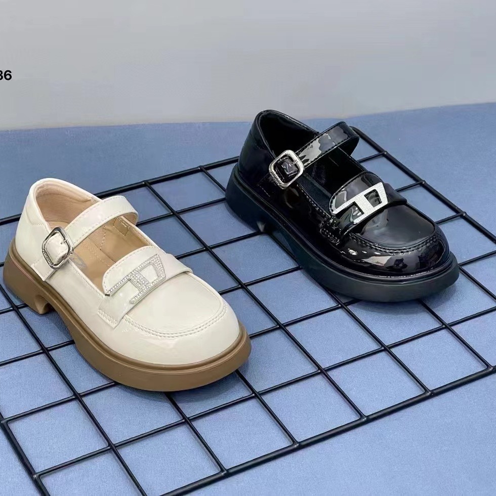 德尔惠童鞋批发2024春款英伦风小皮鞋女童公主鞋软底66005 26-36