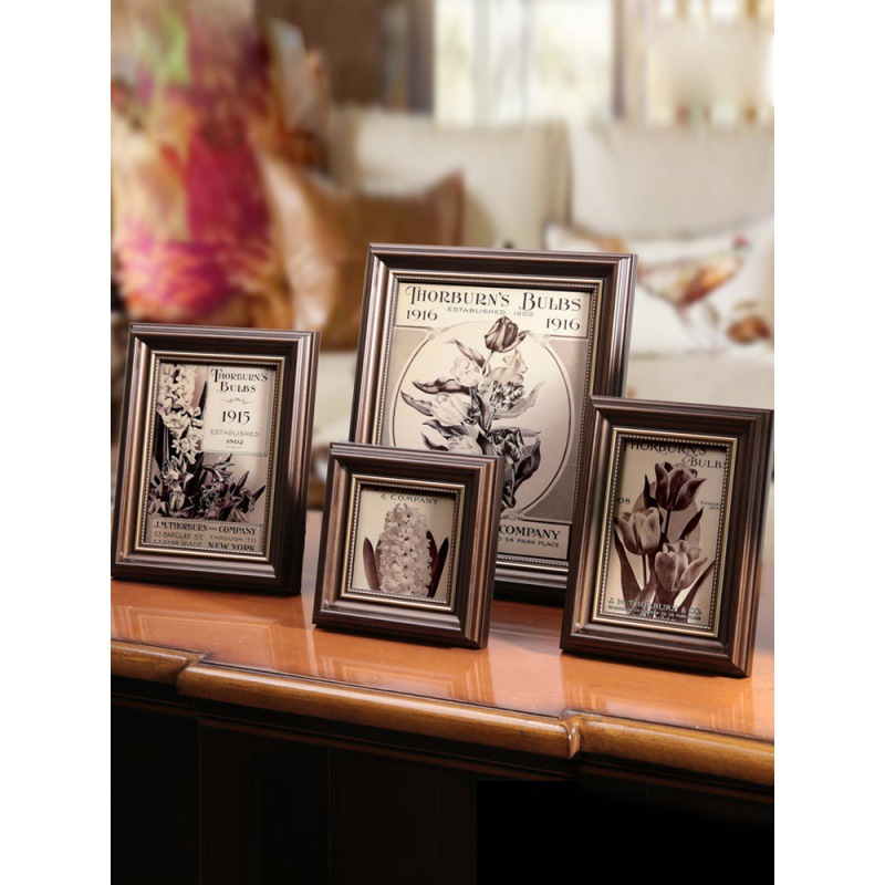 复古相框摆台美式创意定作框架纪念册七寸打印儿童洗照片做成