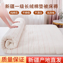 新疆新品花床垫床褥子棉絮棉被垫被褥新品手工学生宿舍加厚铺底