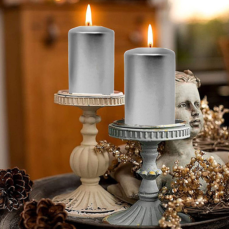 5寸圆柱蜡烛香薰蜡烛香味烛台小香烛创意家居装饰礼品厂家批发