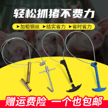 套野兽神器抓猪器 捕猪套拉猪神器打针套猪嘴器保定器金属套猪器