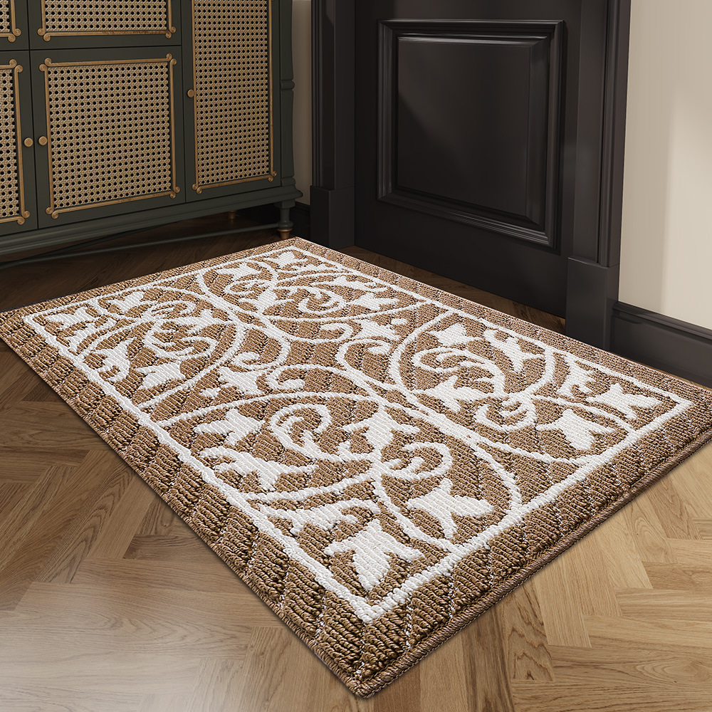 法式复古入户门地毯丙纶进门家用门口除尘耐磨防滑脚垫玄关脚踏垫