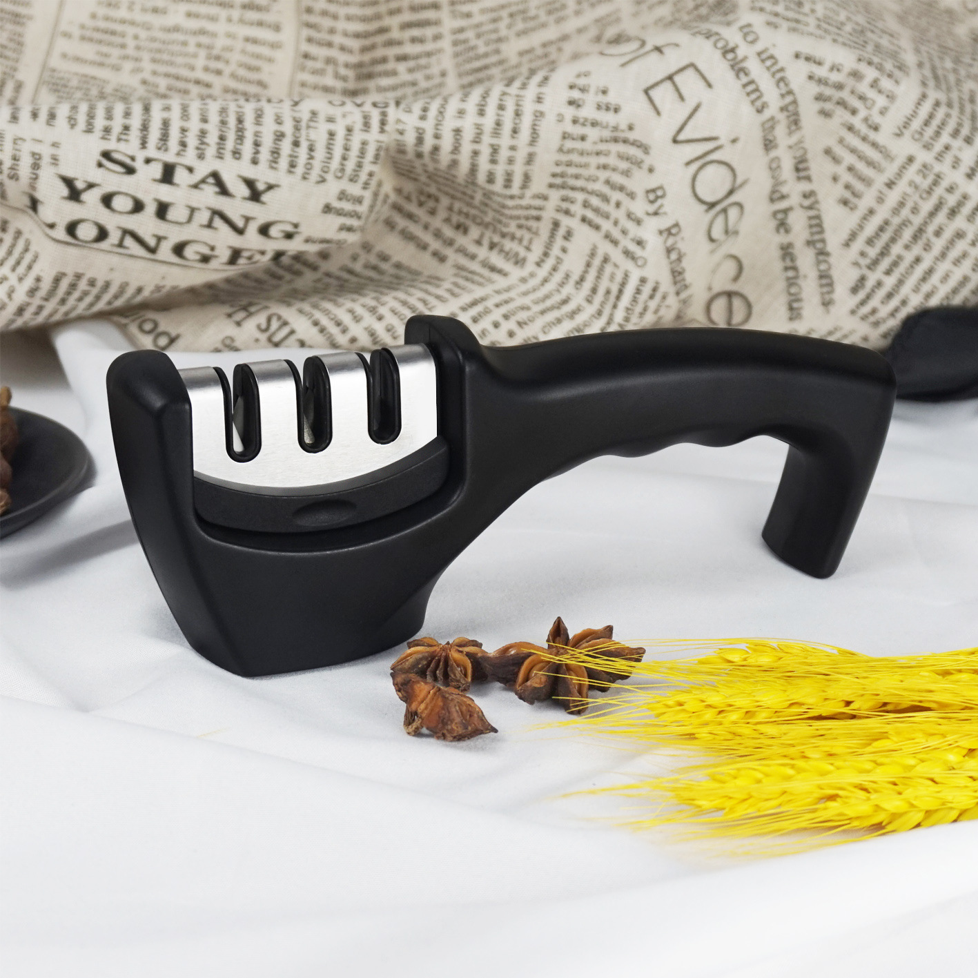 厂家现货多功能磨刀器地摊货源批发厨房磨刀石金刚石快速磨刀工具