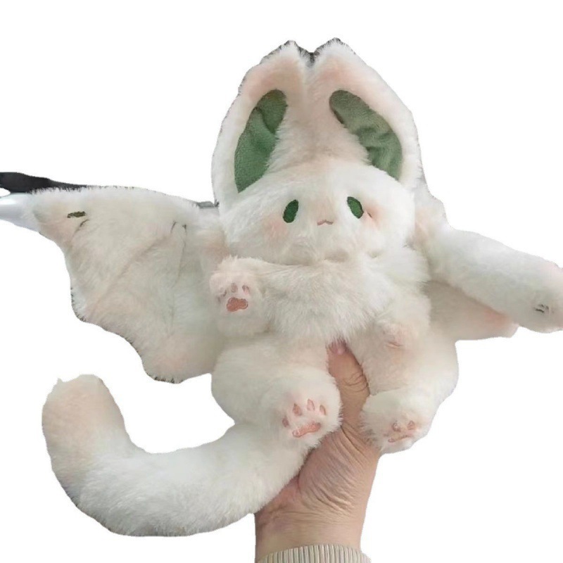 Best-Seller on Douyin Kweichow Moutai White Rabbit Bat Rabbit Plush Doll Rabbit with Wings and Wings Spot Plush Doll