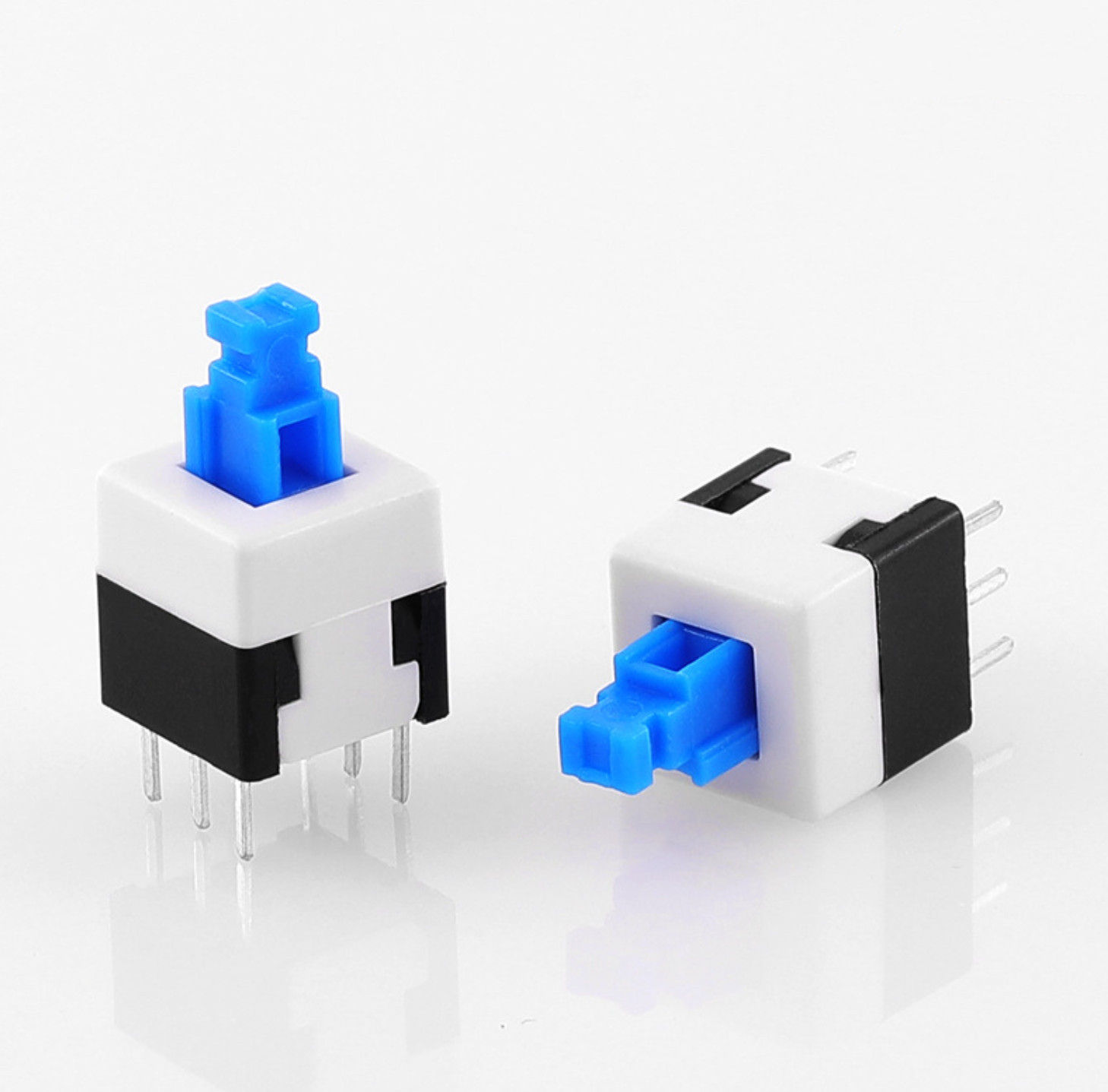 8x8自锁开关双排6脚自锁开关8*8无锁开关8*8自锁按键开关