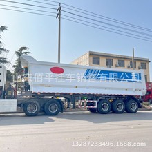 销售U型高箱后翻自卸车 重型箱式后翻 半挂车 三轴四轴后翻车