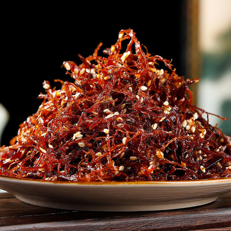 牛肉丝重庆灯影牛肉干麻辣味牛肉丝丝小包装休闲小零食厂家跨境