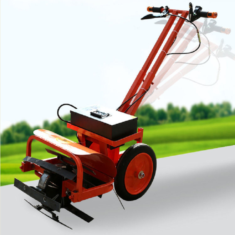 升级款手推电瓶锄草机 农用开荒除草机 山东电动打草机厂家