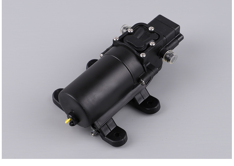 黑色智能双螺纹隔膜泵高压洗车四分智能增压水泵智能洗车泵