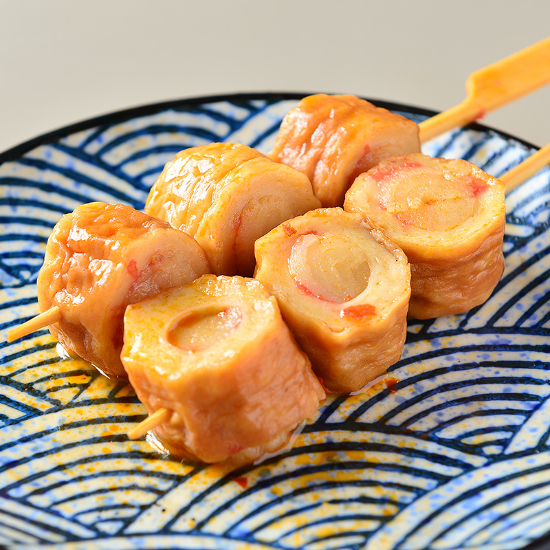 蟹肉竹轮串400g便利店关东煮串串香火锅城新鲜食材批发麻辣烫