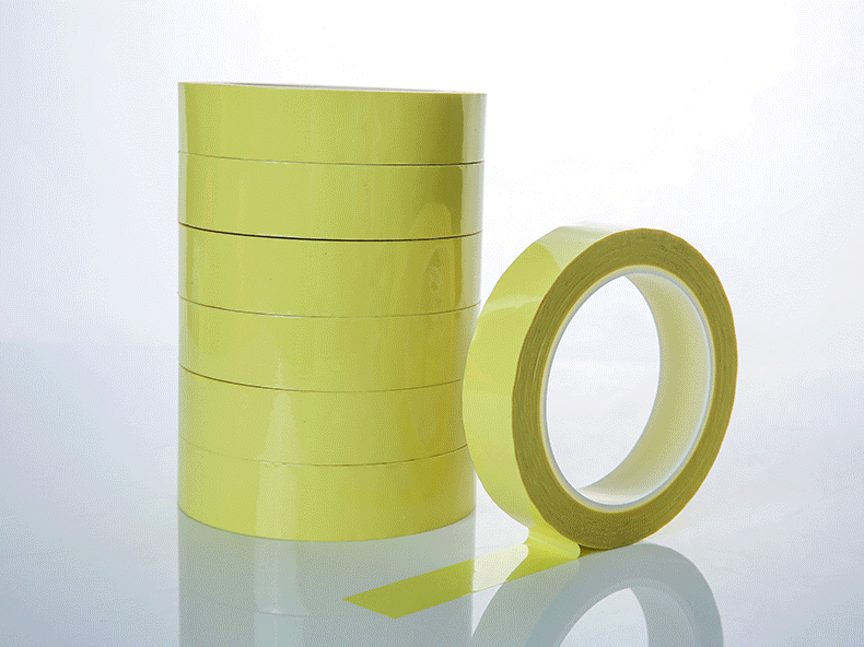 浅黄色玛拉胶带 pet变压器绝缘 麦拉胶带 电线包扎 5s桌面定位