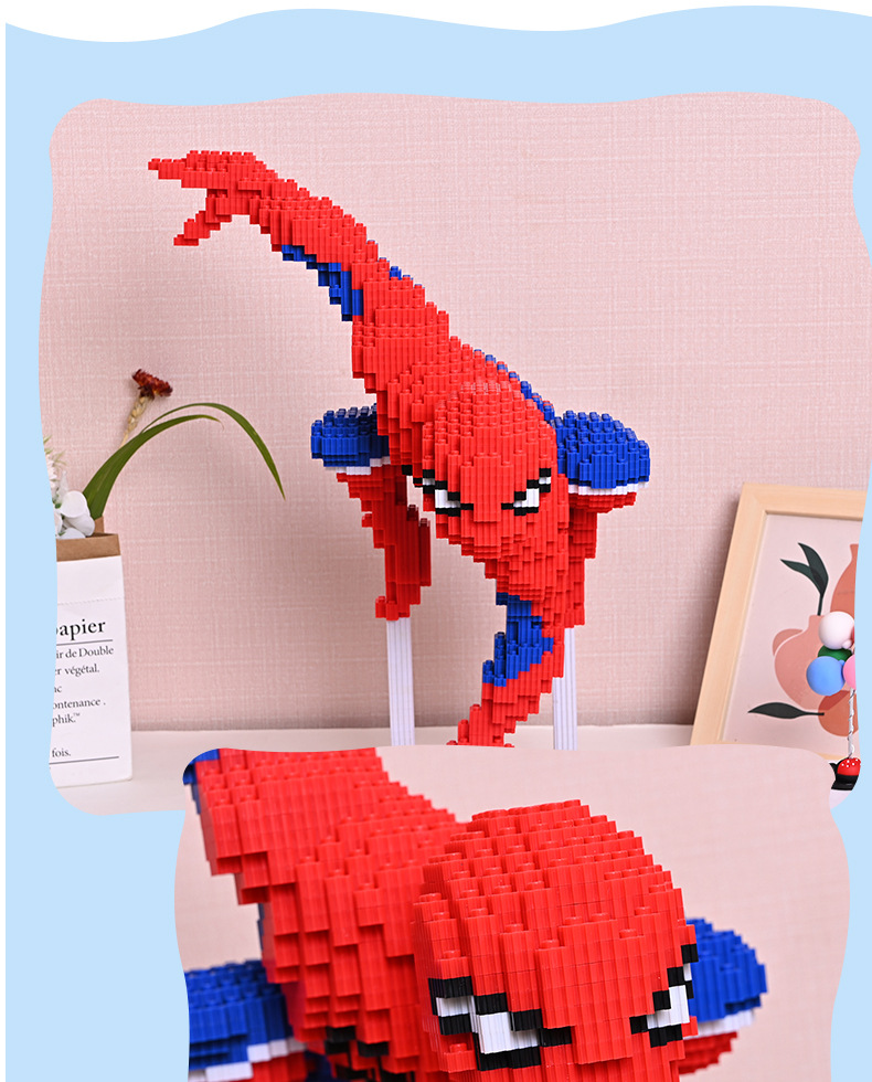 漫威系列串联颗粒积木拼装益智成人解压儿童玩具礼物拼装积木批发