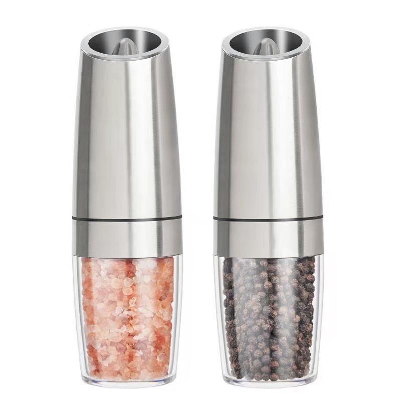 Amazon Pepper Grinder Electric Household Spice Jar Sesame Sea Salt Grinding Kitchen Stainless Steel Spice Jar