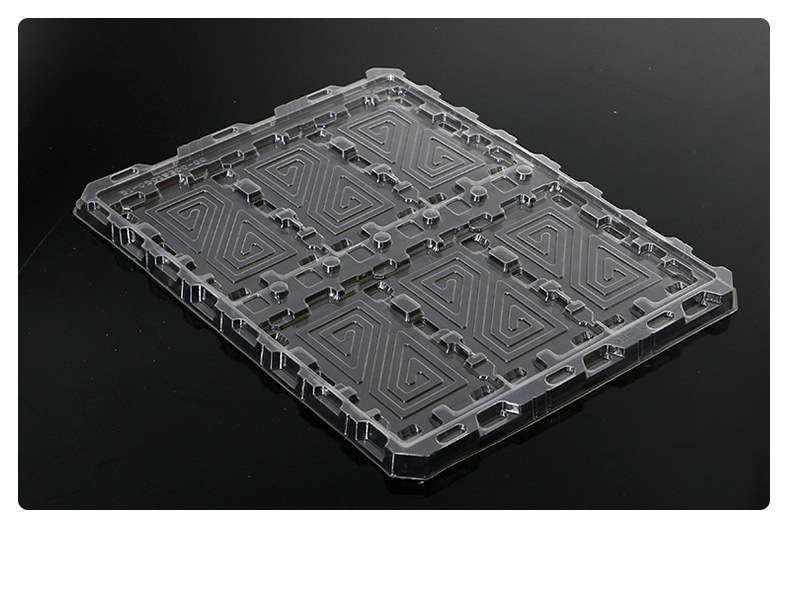 工厂定制透明吸塑托盘 pet防静电吸塑包装托盘 五金电子吸塑盘