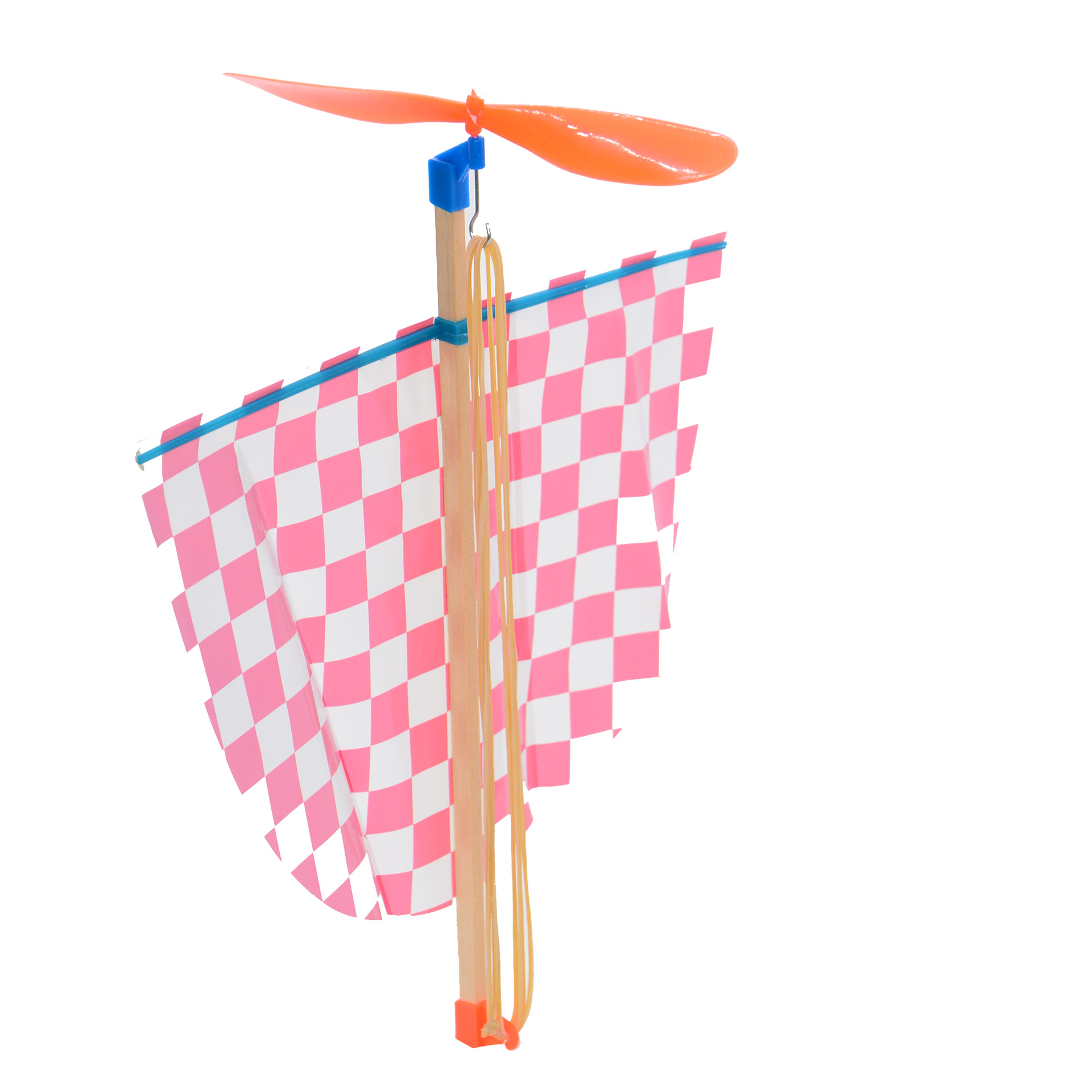 手工制作竹蜻蜓直升机 橡皮筋动力飞机航空航天拼装模型制作材料