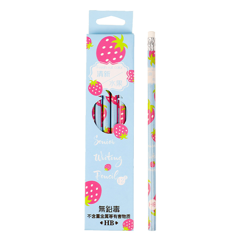 Creative Box-Packed Pencil Elementary School Student Pens for Writing Letters 12 Sets Kindergarten Children Hb Pencil Learning Stationery