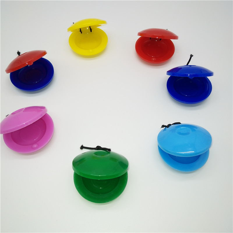 跨境一件代发批发奥尔夫打击乐器圆舞板塑料午板教具哒哒板响板